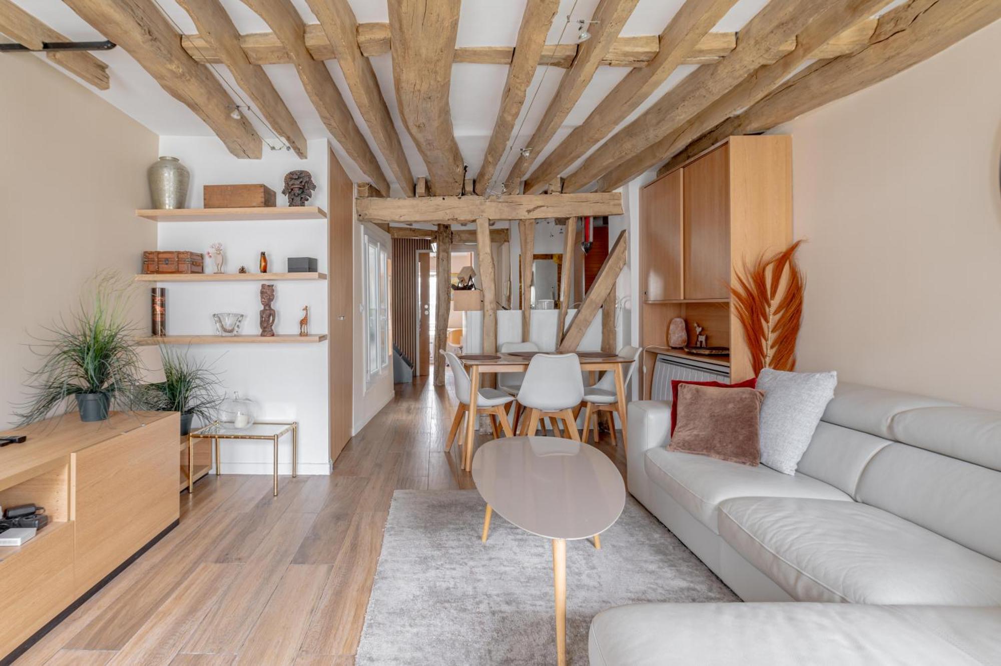 Heart Of Paris, Montorgueil, Charming Duplex Appartamento *